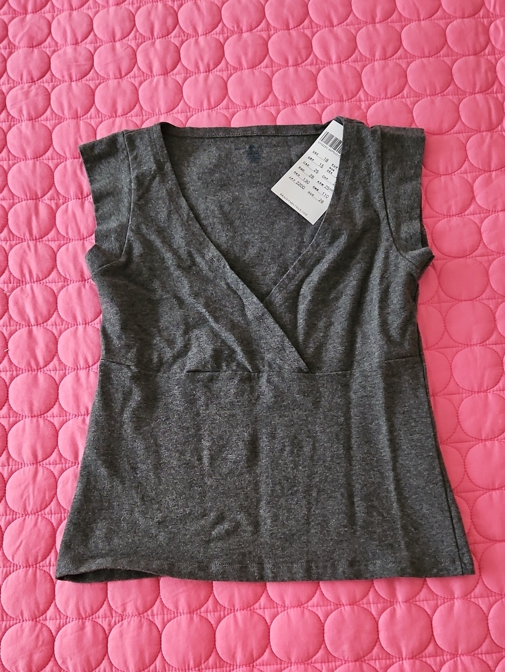 BNWT Brandy Melville Grey Amara Tank OS